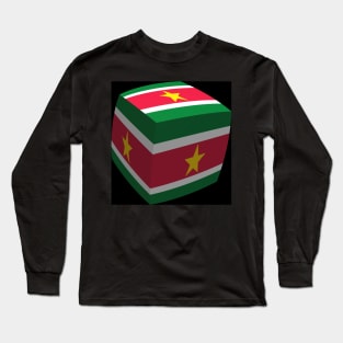 Suriname cubed Long Sleeve T-Shirt